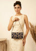Women's Embroidered Canvas Wallat - Areeba
