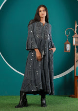ibBan Women's Long Tunic Adina | Slub Fabric | Artisan | One Size