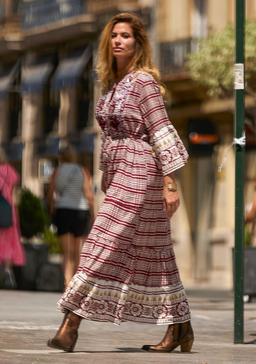 ibBan Women's Long Tunic Cheka | Artisan | One Size