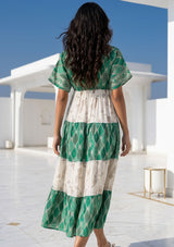 Vestido largo de algodón para mujer - Revaya
