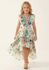 Girls' Cotton long dress V-Neck - Jelisha