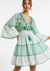 Robe courte femme ibBan Basima | Dentelle à paillettes | Occasion spéciale | Taille unique