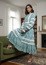 Ibban Cotton Summer Long Dress -Raya