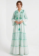 Tunique longue femme ibBan Basima | Paillettes sur toute la longueur | Occasion spéciale | Taille unique