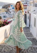 Luxury Hand Embroidered Maxi Dress by ibBan - Livia Maxi Dress