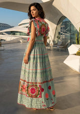 ibBan Hand Embroidered Long Dress | Luxury Bohemian Long Dress - Orla