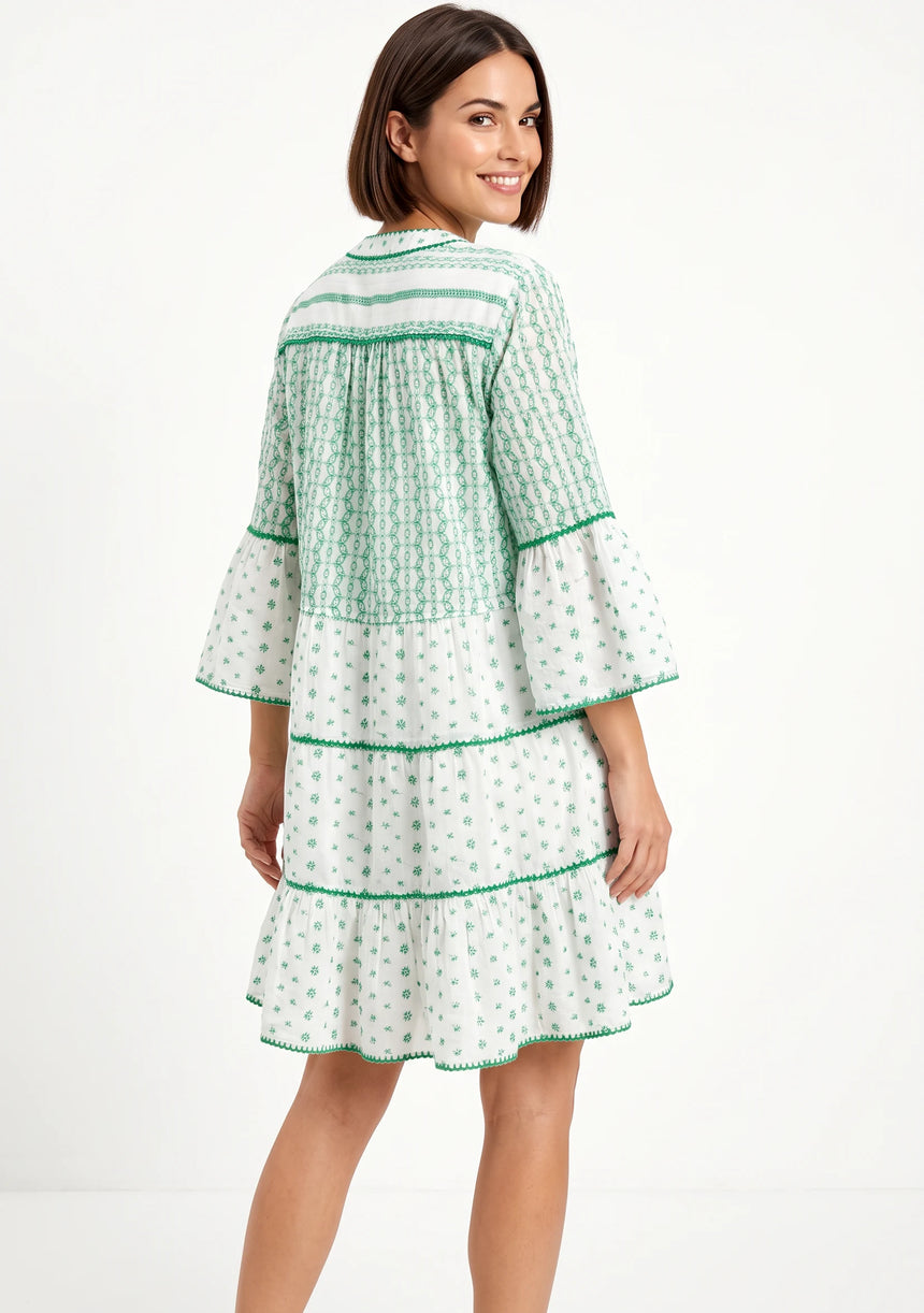 Tunique Courte Femme ibBan Basima | Dentelle Pailletée | Occasion Spéciale | Taille Unique