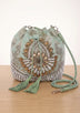 ibBan Beaded  Bag | Hand Embroidered Luxury Bucket Bag -Vidha
