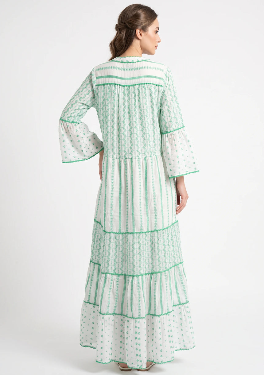 Tunique longue femme ibBan Basima | Paillettes sur toute la longueur | Occasion spéciale | Taille unique