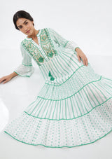 Tunique longue femme ibBan Basima | Paillettes sur toute la longueur | Occasion spéciale | Taille unique