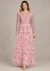 ibBan Women’s Party Long Dress with Hand Embroider -Raneem
