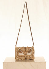 Bolso de lona bordado para mujer - Reina