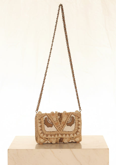 Sac à main en toile brodée pour femme - Queen