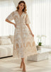 Vestido largo de algodón para mujer - Rifat