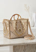 ibBan Hand Embroidered Tote Bag | Premium Cotton Canvas Designer - Vidha