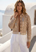 Women's Artisan Heavy Hand Embroidery Canvas Jacket - Corina