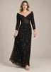 ibBan Women’s Party Long Dress with Hand Embroidery -Sobia