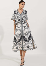 Women's Cotton Top & Skirt - Rifat