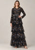 Women’s Party Dress with Hand Embroidery - Naegiza