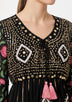 ibBan Floral Cotton Maxi Dress with Bell Sleeves - Jumani