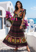 ibBan Hand Embroidered Long Dress | Luxury Bohemian Long Dress - Orla