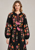 ibBan Floral Embroidered Maxi Dress with Tassel - Ravila
