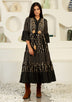 ibBan cotton schiffli fabric Long Tunic Dress for Women -Safiya