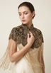 ibBan  Hand  Luxury Embroidered Evening Cape - Sika
