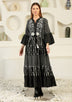 ibBan cotton schiffli fabric Long Tunic Dress for Women -Safiya