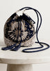 ibBan Beaded  Bag | Hand Embroidered Luxury Bucket Bag -Vidha