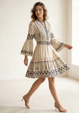 ibBan Hand Embroidered Short Tunic for Women - Meerab