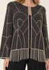 ibBan Women’s  Beaded Jacket and Pant Set - Zarina