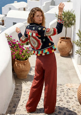 ibBan Hand Embroidered Summer Jacket for Women | Artisan Luxury Fashion - Sara