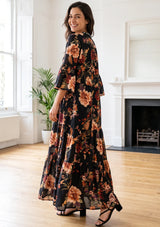 IbBan Printed Cotton Long Tunic for Women - Husana
