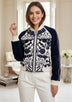 ibBan Hand Embroidered Leather Sleeve Winter Jacket | Premium Designer Outerwear - Dolly
