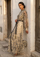 Vestido largo de algodón para mujer - Monifa