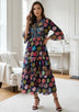 ibBan Print Cotton Long Tunic with Hand Embroidery – Kinza