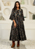 ibBan Cotton Schiffli Embroidered Long Tunic Dress - Brsa