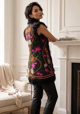 Hand Embroidered Winter Gilet for Women | ibBan - Resa