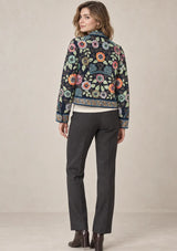 ibBan Women's Luxury Hand Embroidered Winter Jacket -Rio