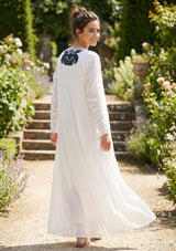 Vestido largo de algodón para mujer - Leefa