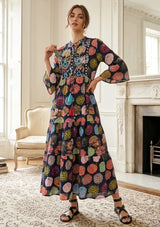 ibBan Print Cotton Long Tunic with Hand Embroidery – Kinza