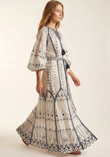 Maxivestido de algodón para mujer - Meerab