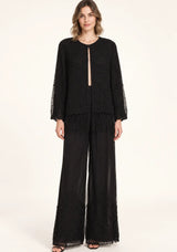 ibBan Women’s  Beaded Jacket and Pant Set - Zarina