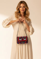 Bolso de lona bordado para mujer - Reina