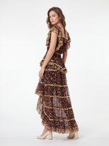 ibBan Cotton Georgette Long Dress - Anaab