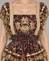 ibBan Cotton Georgette Long Dress - Anaab