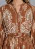 ibBan Embellished Lurex Long Dress with Metallic - Varsha