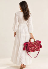 ibBan Embellished hand Embroidery Tote Bag - Seba