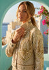 ibBan Hand Embroidered Jacket | Luxury Beaded Cotton Canvas Organza Jacket - Vidha